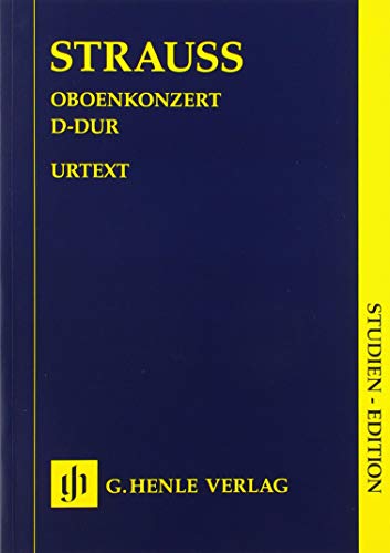 Oboenkonzert D-dur; Studien-Edition: Besetzung: Orchester (Studien-Editionen: Studienpartituren)