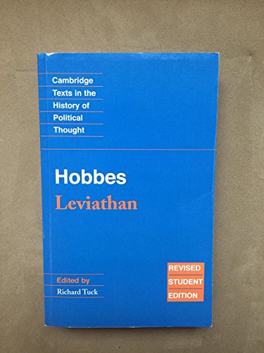 Hobbes: Leviathan: Revised student edition (Cambridge Texts in the History of Political Thought) von Cambridge University Press