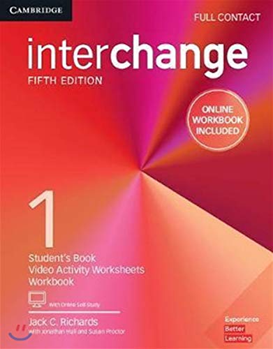Interchange Level 1 Full Contact + Online Self-study and Online Workbook