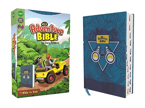 NIrV, Adventure Bible for Early Readers, Leathersoft, Blue, Full Color, Thumb Indexed Tabs: New International Reader's Version, Blue, Leathersoft, Full Color, Thumb Index von Zonderkidz