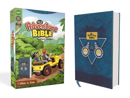 NIrV, Adventure Bible for Early Readers, Leathersoft, Blue, Full Color: New International Reader's Version, Blue, Leathersoft von Zonderkidz