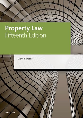 Property Law (The Legal Practice Course Manuals)