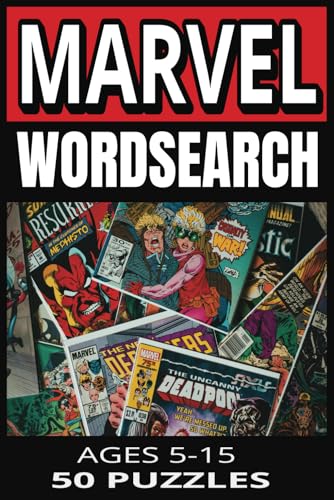 Marvel Word Search Book for Children: All of your favourite characters, storyines included in 50 puzzles with solutions at the back of the book. A great gift and pocket aized von Independently published