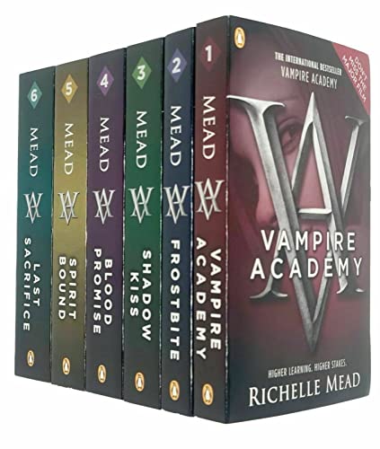 Vampire Academy Series Books 1 - 6 Collection Set by Richelle Mead (Vampire Academy, Frostbite, Shadow Kiss, Blood Promise, Spirit Bound & Last Sacrifice) - Richelle Mead
