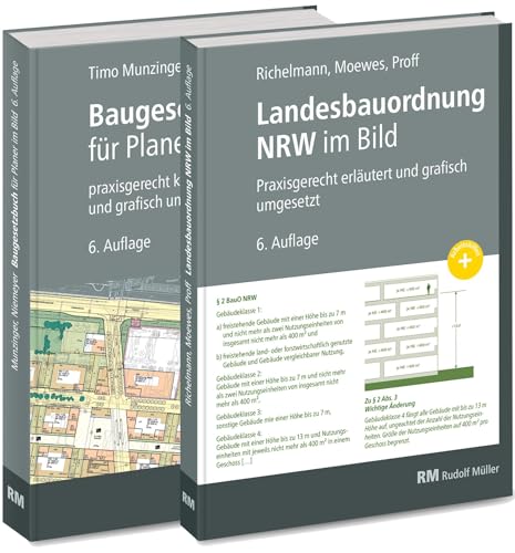 Buchpaket: Baugesetzbuch für Planer im Bild & Landesbauordnung NRW im Bild von Müller Rudolf