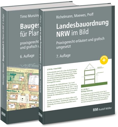 Buchpaket: Baugesetzbuch für Planer im Bild & Landesbauordnung NRW im Bild von Müller Rudolf