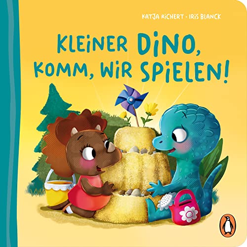 Kleiner Dino, komm, wir spielen!: Pappbilderbuch mit Sonderausstattung für Kinder ab 2 Jahren (Die Fantasie-Babytier-Reihe, Band 3)