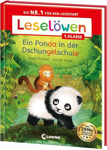 Leselöwen 1. Klasse - Ein Panda in der Dschungelschule: Erstlesebuch für Kinder ab 6 Jahre