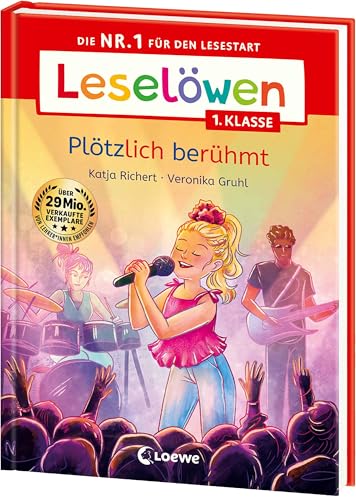 Leselöwen 1. Klasse - Plötzlich berühmt: Die Nr. 1 für den Lesestart - Mit Leselernschrift ABeZeh - Erstlesebuch für Kinder ab 6 Jahren Leselöwen 1. Klasse - Plötzlich berühmt: Die Nr. 1 für den Lesestart - Mit Leselernschrift ABeZeh - Erstlesebuch für Kinder ab 6 Jahren von Loewe