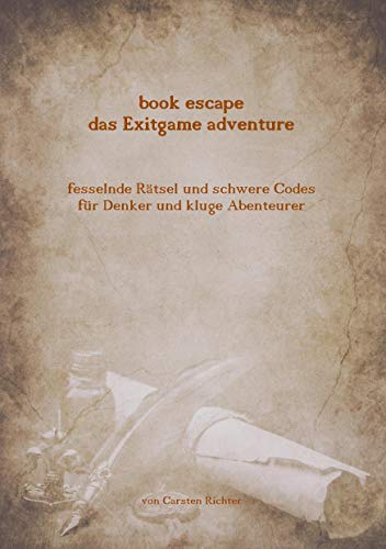 Book escape - das Exitgame adventure: Fesselnde Rätsel und schwere Codes für Denker und kluge Abenteurer von Books on Demand GmbH