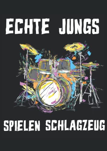 ECHTE JUNGS SPIELEN SCHLAGZEUG: Kariertes Schreibheft A4 100 Seiten ECHTE JUNGS SPIELEN SCHLAGZEUG: Kariertes Schreibheft A4 100 Seiten