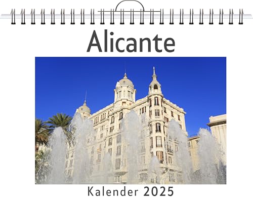 Alicante - (Wandkalender 2025, Kalender DIN A4 quer, Monatskalender im Querformat mit Kalendarium, das perfekte Geschenk) von FlipFlop