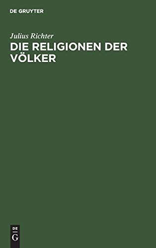 Die Religionen der Völker von De Gruyter Oldenbourg