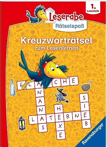 Ravensburger Leserabe Rätselspaß - Kreuzworträtsel zum Lesenlernen - 1. Lesestufe, Rätselbuch ab 6 Jahre von Ravensburger
