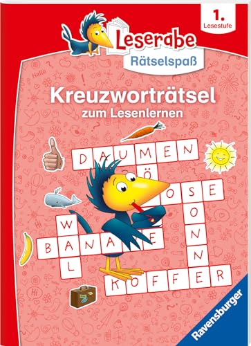 Ravensburger Leserabe Rätselspaß - Kreuzworträtsel zum Lesenlernen - 1. Lesestufe
