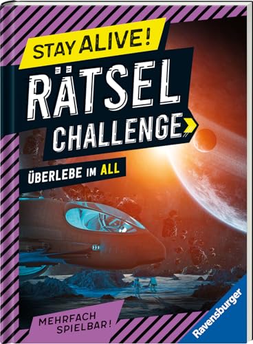 Ravensburger Stay alive! Rätsel-Challenge - Überlebe im All - Rätselbuch für Gaming-Fans ab 8 Jahren Ravensburger Stay alive! Rätsel-Challenge - Überlebe im All - Rätselbuch für Gaming-Fans ab 8 Jahren