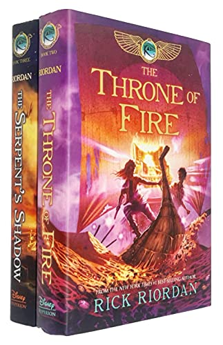 Kane Chronicles Serie 2 Büchersammlung von Rick Riordan (Throne of Fire, The Serpent's Shadow)