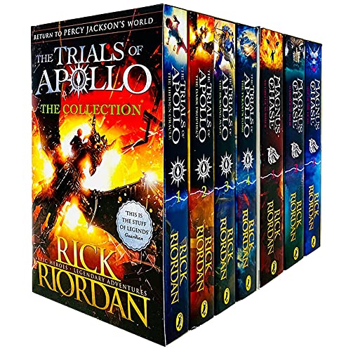 Trials of Apollo & Magnus Chase Serie 7 Büchersammlungsset von Rick Riordan Trials of Apollo & Magnus Chase Serie 7 Büchersammlungsset von Rick Riordan