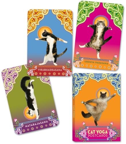 Cat Yoga Postcards von CROWN