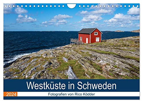 Westküste in Schweden (Wandkalender 2024 DIN A4 quer), CALVENDO Monatskalender