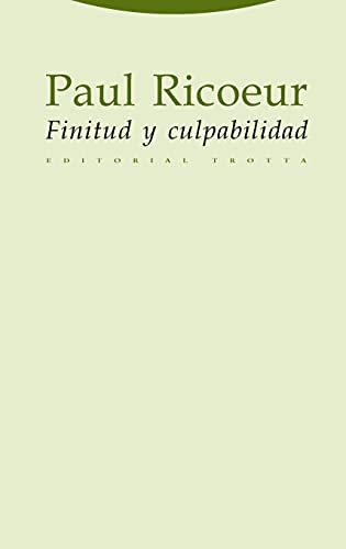 Finitud y culpabilidad (Estructuras y Procesos. Filosofía) von Editorial Trotta, S.A.
