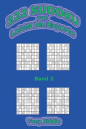 222 Sudoku: von leicht bis Experte (Band 2, Band 2)