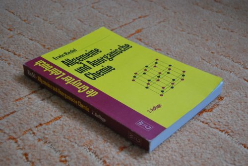 Allgemeine und Anorganische Chemie. Ein Lehrbuch für Studenten mit Nebenfach Chemie. 7., überarbeitete Auflage.