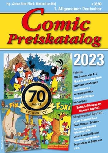 1. Allgemeiner Deutscher Comic Preiskatalog: 2023 (1. Allgemeiner Comic Preiskatalog: 2023) von Bunte Dimensionen
