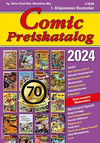 Comic Preiskatalog 2024 HC von Riedl, Stefan