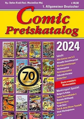 1. Allgemeiner Deutscher Comic Preiskatalog: 2024 von SR Verlag