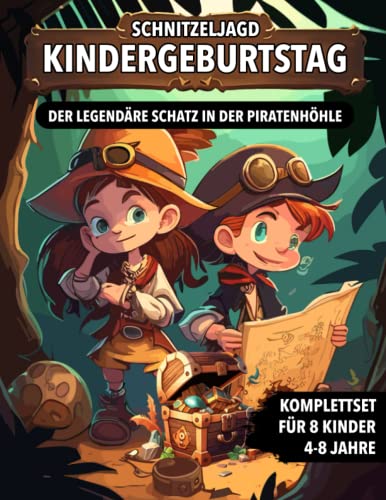 Schnitzeljagd Kindergeburtstag Piraten: Schatzsuche von 4 bis zu 8 Jahre Kinder - Piratenschatz Komplettset mit Schatzkarte, Rätseln, Einladungen, Urkunden und vieles mehr! Schnitzeljagd Kindergeburtstag Piraten: Schatzsuche von 4 bis zu 8 Jahre Kinder - Piratenschatz Komplettset mit Schatzkarte, Rätseln, Einladungen, Urkunden und vieles mehr! von Independently published