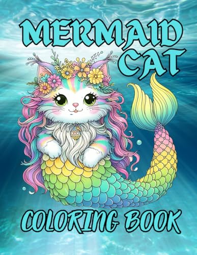 Mermaid Cat Coloring Book von Independently published