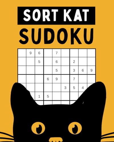 Sudoku: Sort Kat – 150 Puslespil i Let, Mellem og Svær Sværhedsgrad med Løsninger von Independently published
