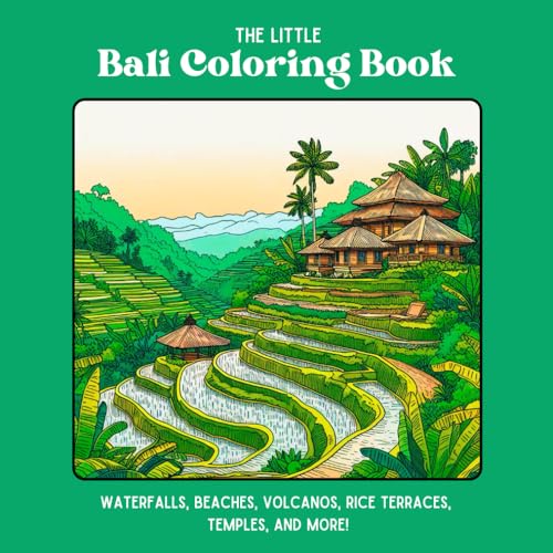 The Little Bali Coloring Book: Waterfalls, Beaches, Volcanoes, Rice Terraces, Temples, and More!: A Fun and Relaxing Travel Companion for Adults & Kids The Little Bali Coloring Book: Waterfalls, Beaches, Volcanoes, Rice Terraces, Temples, and More!: A Fun and Relaxing Travel Companion for Adults & Kids von Independently published