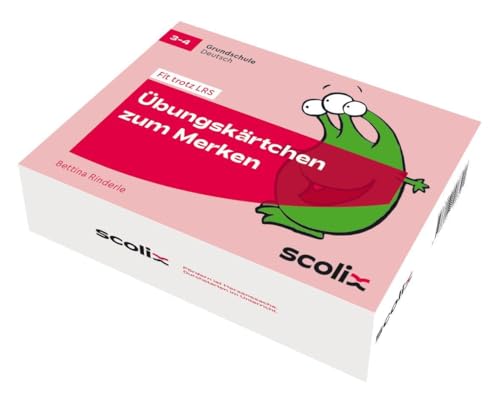 Übungskärtchen zum Merken: 128 Wortkarten passend zur 4. FRESCH-Strategie (3. und 4. Klasse) von Scolix