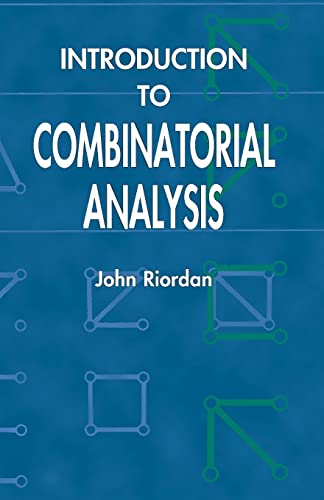 Introduction to Combinatorial Analysis (Dover Books on Mathematics) von Dover Publications Inc.