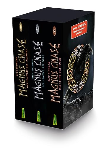 Magnus Chase: Taschenbuchschuber: Band 1-3 der lustigen Fantasy-Buchreihe ab 12 Jahren über nordische Mythen und einen (fast) normalen Typen