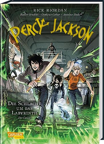 Percy Jackson (Comic) 4: Die Schlacht um das Labyrinth: Der Kinderbuch-Klassiker als Comic-Adaption für Jungen und Mädchen ab 12 Jahre über griechische Götter und Titanen (4)