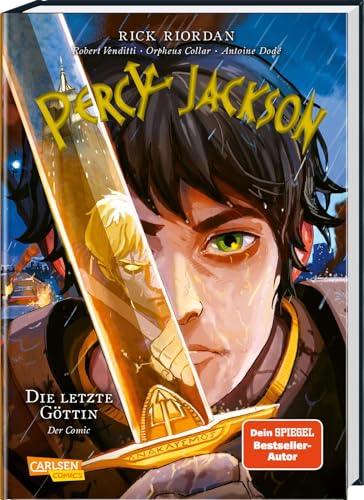 Percy Jackson (Comic) 5: Die letzte Göttin: Der Kinderbuch-Klassiker als Comic-Adaption für Jungen und Mädchen ab 12 Jahre über griechische Titanen und Halbgötter (5)