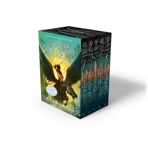Percy Jackson and the Olympians 5 Book Paperback Boxed Set (w/poster): The Lightning Thief / the Sea of Monsters / the Titan's Curse / the Battle of ... Last Olympian (Percy Jackson & the Olympians)
