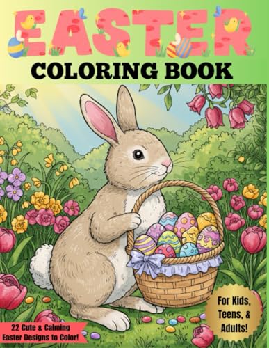 Easter Coloring Book for Kids, Teens, & Adults von Independently published
