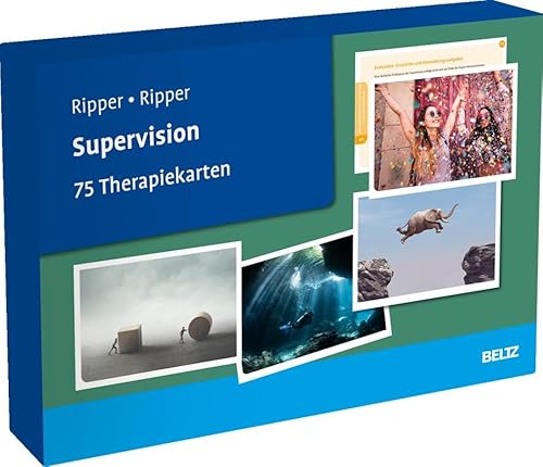 Supervision: 75 Therapiekarten mit 28-seitigem Booklet in hochwertiger Klappkassette, Kartenformat 16,5 x 24 cm. (Beltz Therapiekarten)