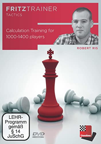 Calculation Training for 1000-1400 players: Fritztrainer - interakives Video-Schachtraining (Fritztrainer: Interaktives Video-Schachtraining)