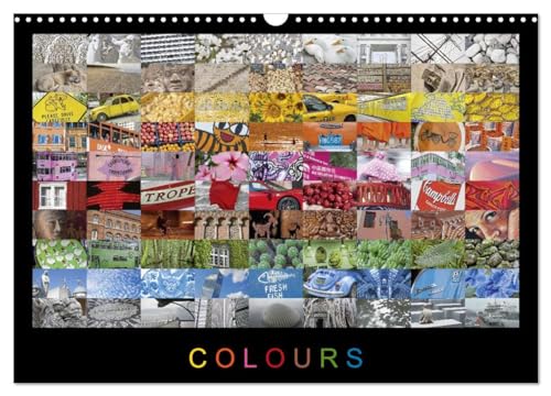 Colours (UK-Version) (Wall Calendar 2025 DIN A3 landscape), CALVENDO 12 Month Wall Calendar: A colourful photo collection with impressions from around the world. Every month with its own color mood. von Calvendo