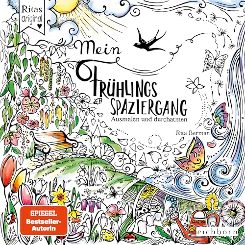 Mein Frühlingsspaziergang: Ausmalen und durchatmen (Die Welt wird bunt, Band 1) von Lübbe