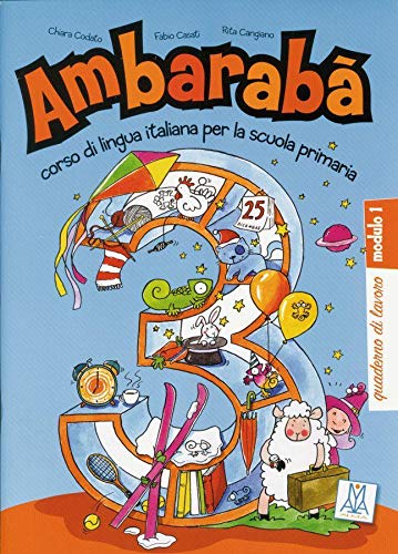 Ambarabà 3: corso di lingua italiana per la scuola primaria / quaderno di lavoro – 3 Übungshefte von Hueber