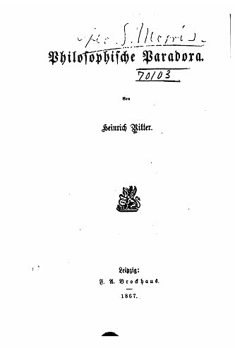 Philosophische Paradoxa von CREATESPACE