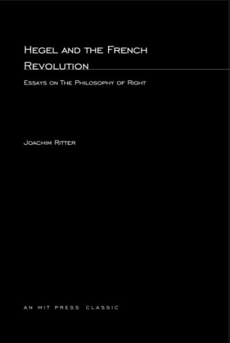 Hegel and the French Revolution (Studies in Contemporary German Social Thought)