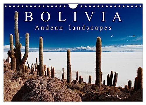 Bolivia Andean landscapes / UK-Version (Wall Calendar 2025 DIN A4 landscape), CALVENDO 12 Month Wall Calendar: Photos of fascinating landscapes in the Andes of South America's country Bolivia