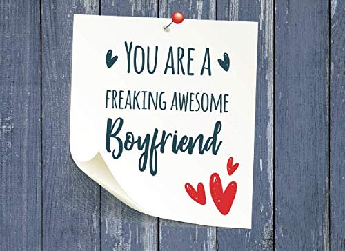 You Are A Freaking Awesome Boyfriend: Because; Prompted Book To Write In The Reasons You Love Your Boyfriend (I Love You Because Book, Band 99) von Independently published